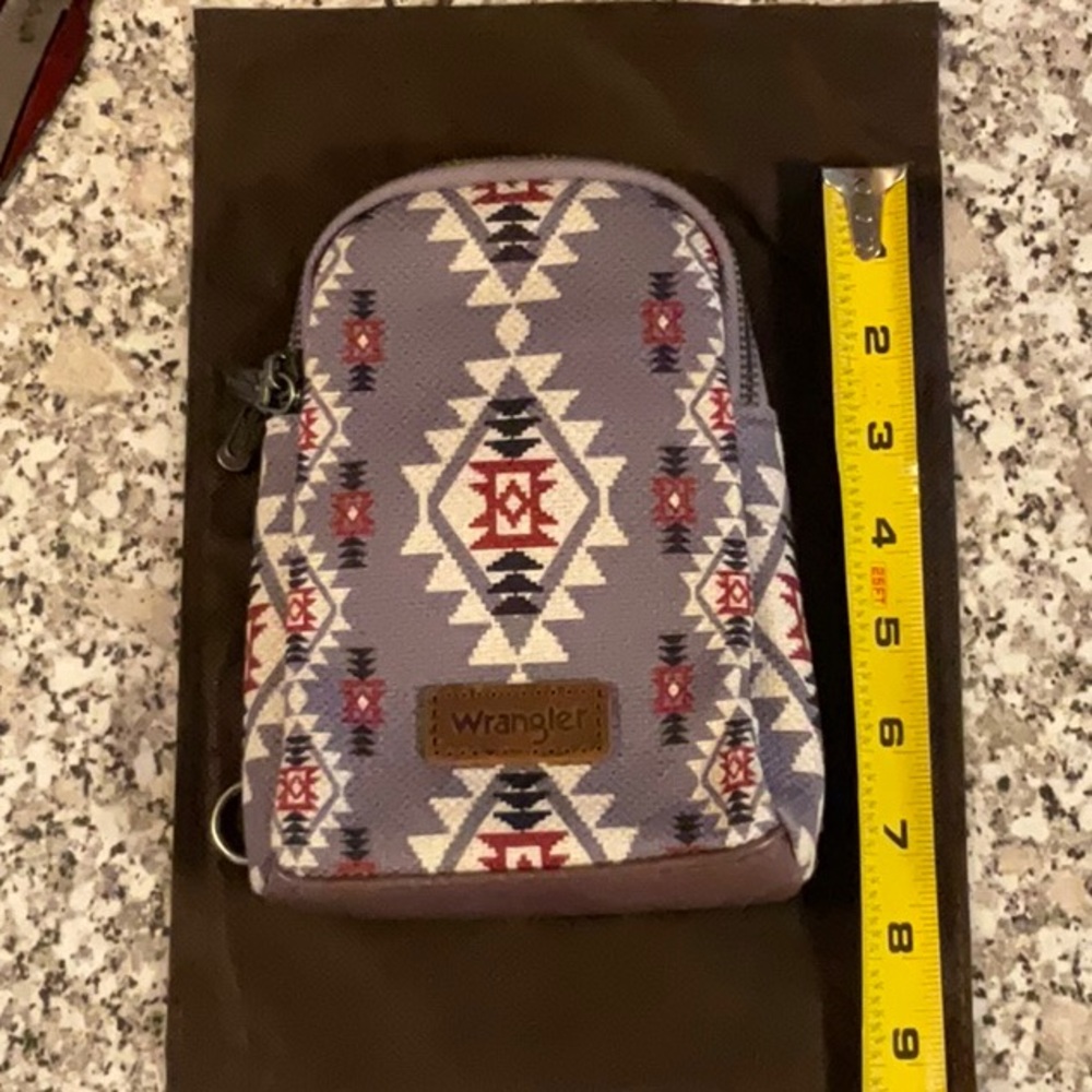 Wrangler Aztec Pattern Pouch